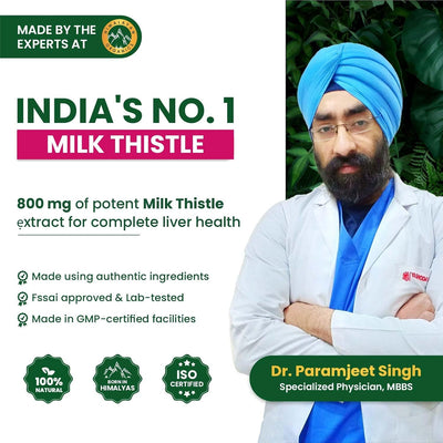 Himalayan Organics Milk Thistle - 120 Herbal Capsules - Image 8
