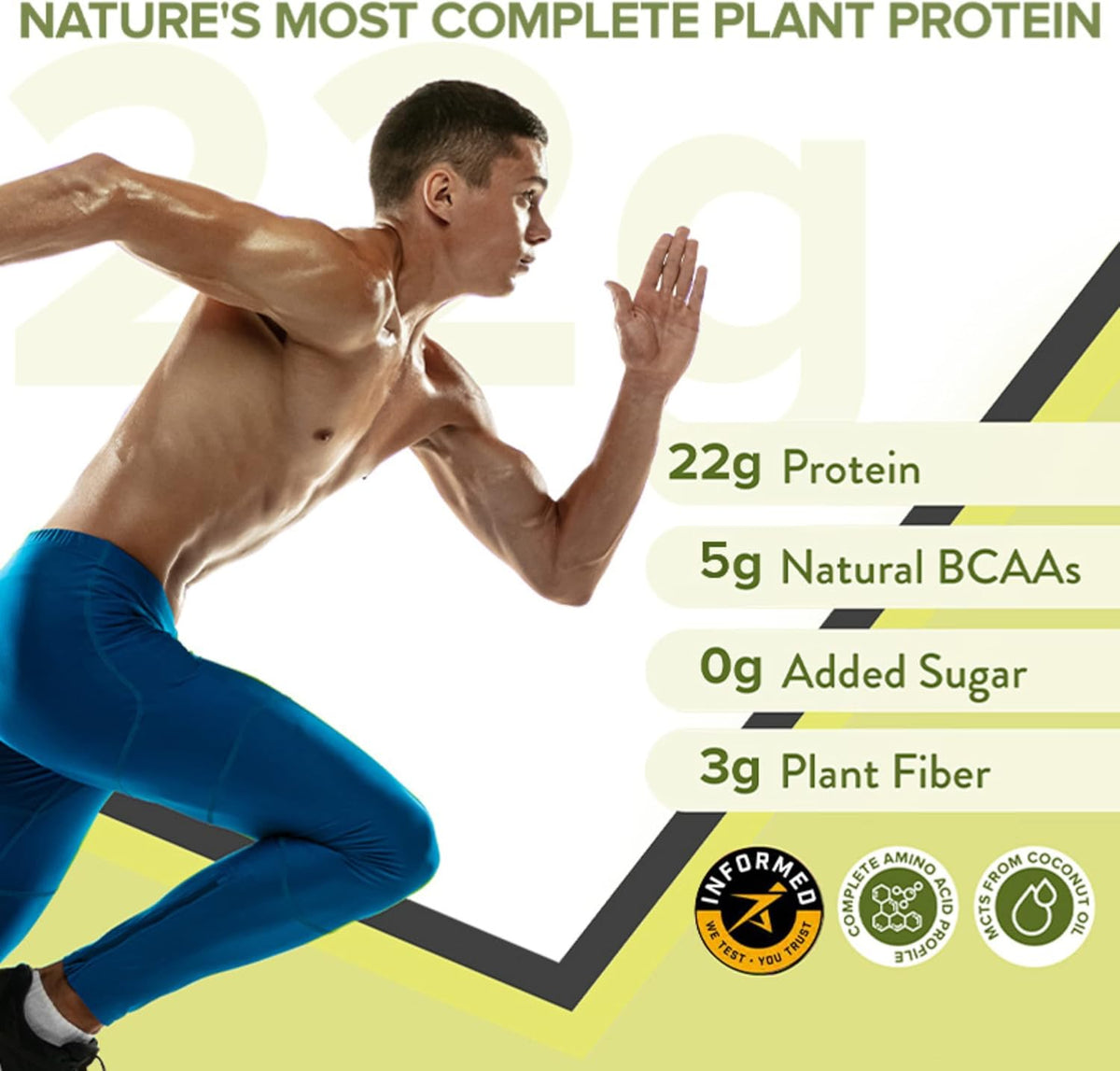 Wellbeing Nutrition Organic Vegan Plant Protein Isolate Powder - British Banoffee Pie, 32g - Image 2