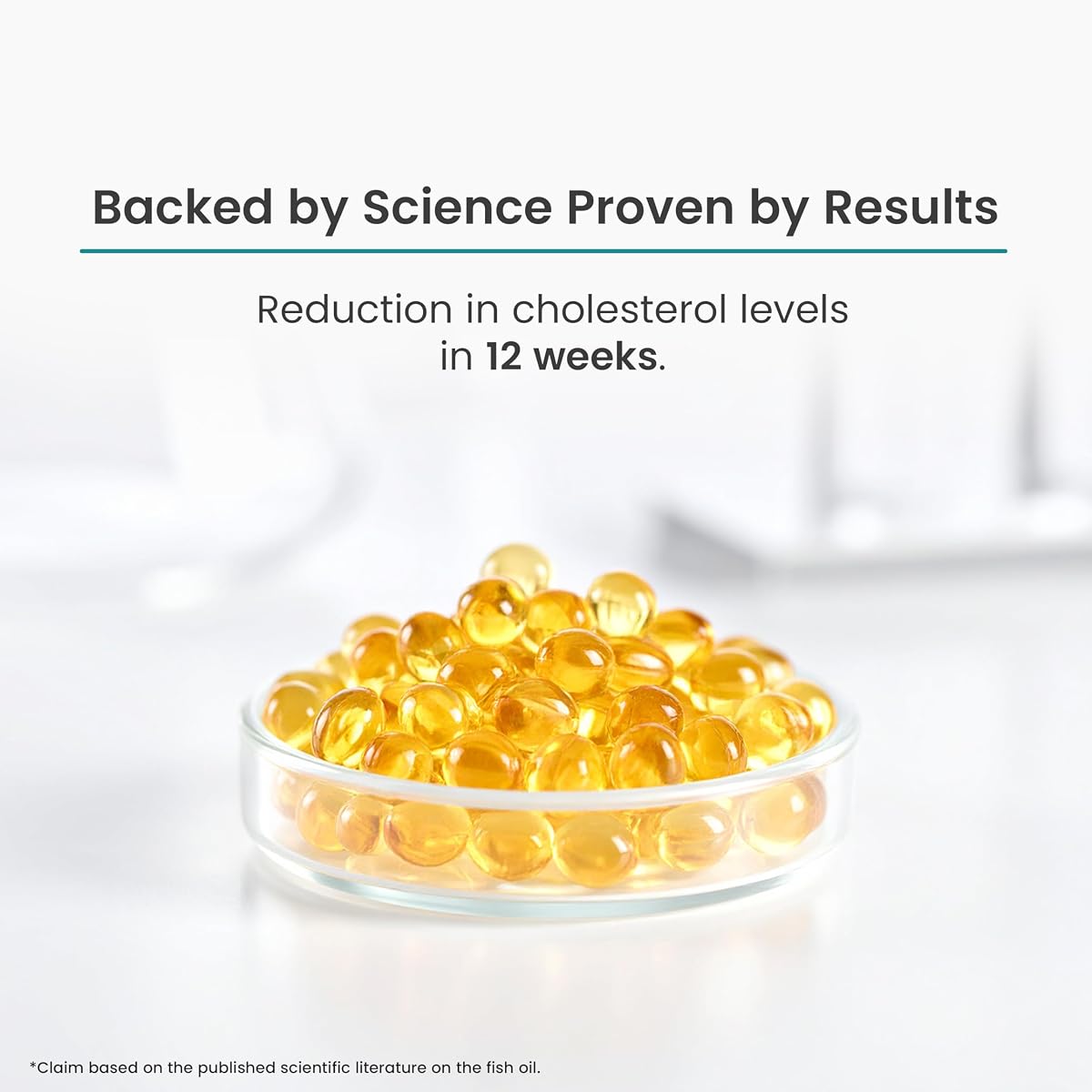 Neuherbs Mini Deep Sea Fish Oil Omega 3 with Lemon Flavour - 1000mg, 60 Softgels - Image 5