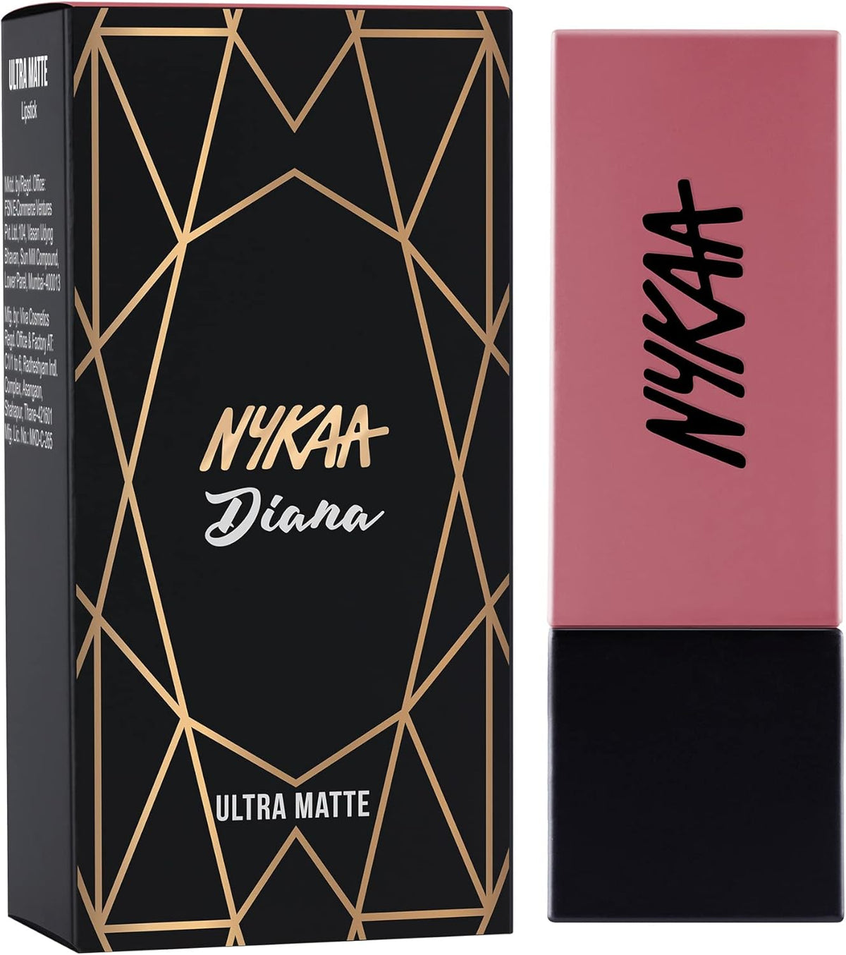 Nykaa Ultra Matte Lipstick Diana 06 - Colour Cosmetics - Image 2