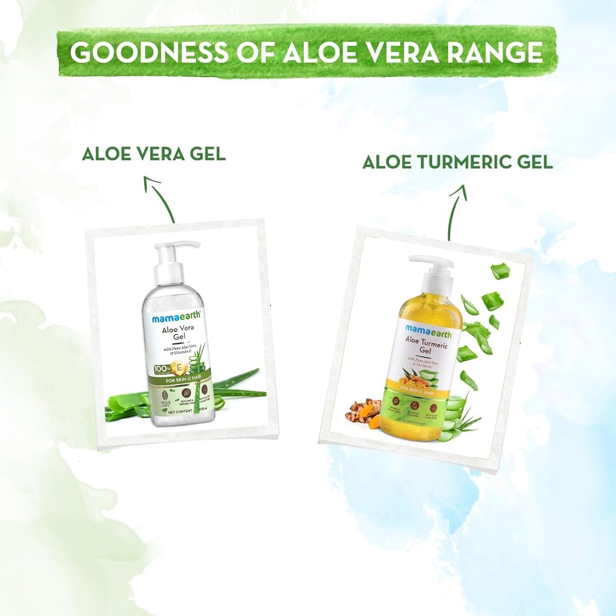 Mamaearth Aloe Vera Gel for Skin & Hair - Hydrating, 300ml - Image 3