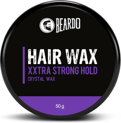 Beardo XXtra Strong Hold Hair Wax - Extra Stronghold Glossy Finish, 50g
