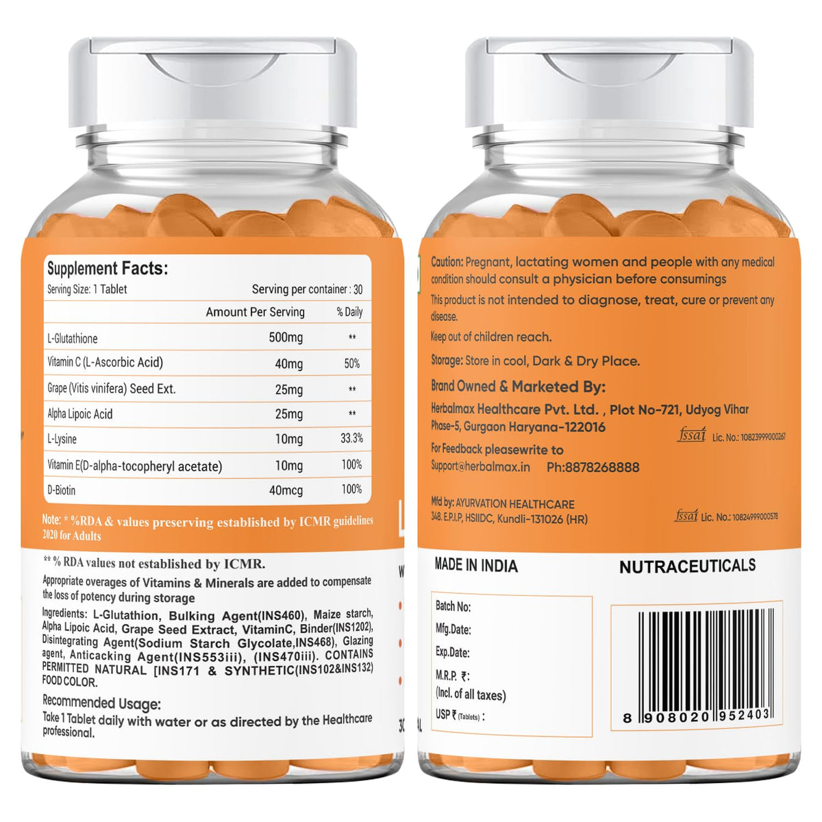 Glutathione Tablets | Buy At Best Price in UAE | Getkuwa