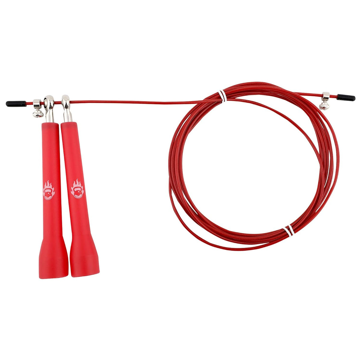 Burnlab Pro Speed Skipping Rope for Men and Women - Red - Sports Nutrition