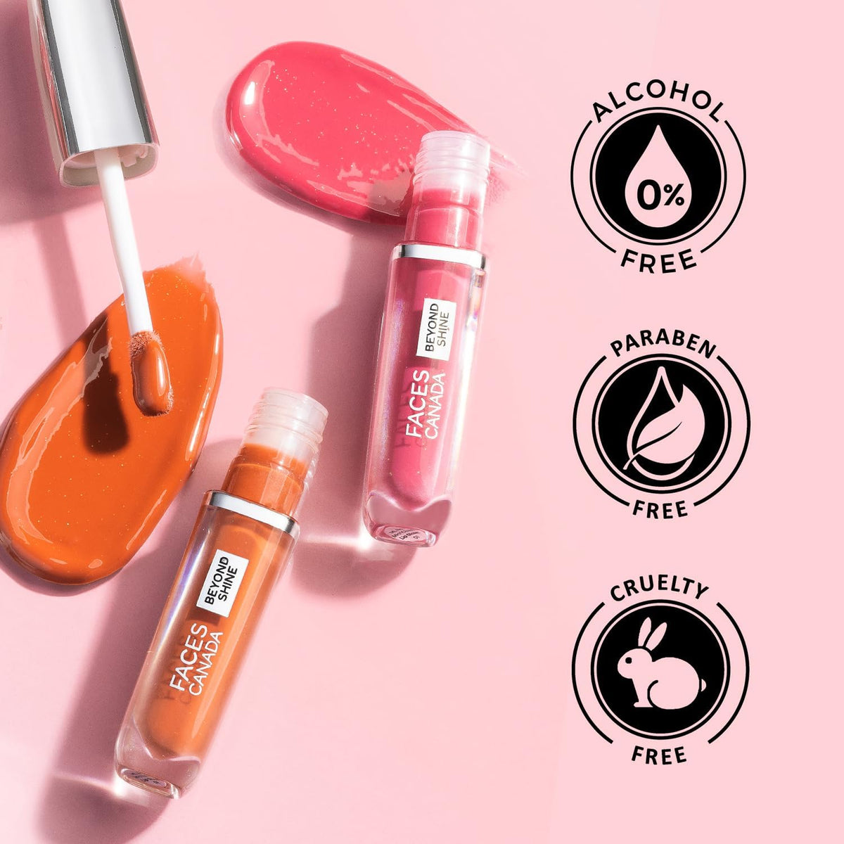 Faces Canada Beyond Shine Lip Gloss, Homegirl 02, 3ml