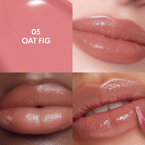 AMUSE Jel-Fit Tint (05 OAT FIG) | Glossy, Lip Stain, Moisturizing,12 Hour long-lasting, Volumizing, Allergen Free, Vegan, Korean Beauty - Image 2