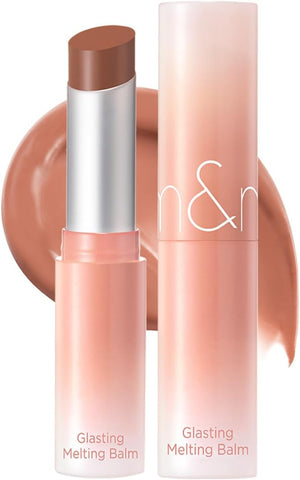 rom&nd Glasting Melting Balm 3.5g (7Colors), Glossy, Plumping Lips, Moisture, Translucent, Water Bomb, High Pigmented, Vegan (11 BUFFY CORAL)