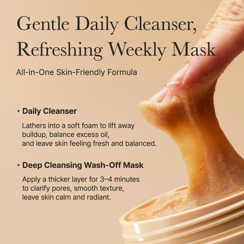 Arencia Calendula Rice Mochi Fresh Cleanser - Moisturizing, Brightening & Deep-Cleansing (120g) - Image 7