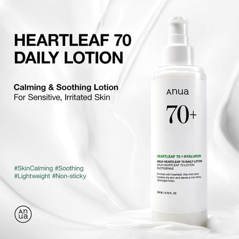 ANUA Heartleaf 70 Intense Calming Cream with Ceramide, Panthenol, Heartleaf extract, Korean Skin care - (50ml /1.69Fl. Oz) (Heartleaf Lotion) - Image 2