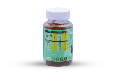 Lindagumm Echinacea Elderberry Vitamin C 60 mg, Vitamin D 10 mcg, Zinc 4 mg Mango Flavor 60 Gummies