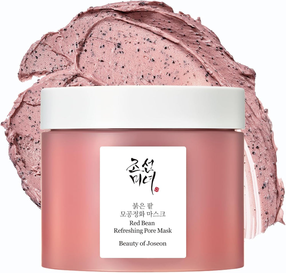 Beauty of Joseon Red Bean Pore Refreshing Mask Mud Cream Hydrating Wash Off Pack, Pore Cleansing Exfoliator, Korean Skin Care for Men and Women 140ml