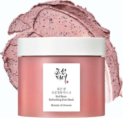 Beauty of Joseon Red Bean Pore Refreshing Mask Mud Cream Hydrating Wash Off Pack, Pore Cleansing Exfoliator, Korean Skin Care for Men and Women 140ml