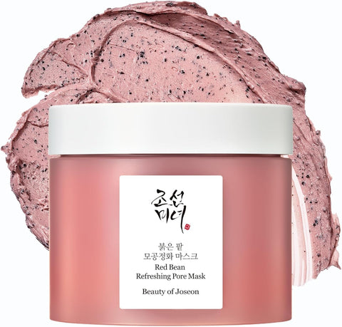 Beauty of Joseon Red Bean Pore Refreshing Mask Mud Cream Hydrating Wash Off Pack, Pore Cleansing Exfoliator, Korean Skin Care for Men and Women 140ml