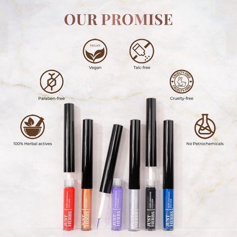 Herb Enriched Waterproof Eyeliner Organic With Jojoba Oil & Vitamin E - 09 - Nutty Brown 2.5ml