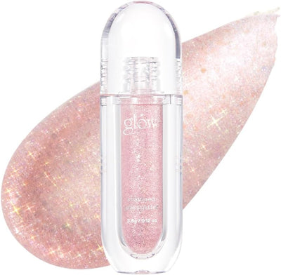 glow shattered glass glitter, metallic shimmer, long-lasting, multidimensional sparkle, smooth liquid formula, precision applicator, 3.5g (division)