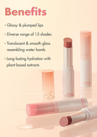 rom&nd GLASTING MELTING BALM 12 VEILED ROSE - Image 2