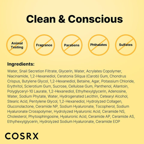 COSRX Advanced Snail Mucin Glass Glow Hydrogel Face Masks Skincare 3 EA, Collagen Face Mask, Travel Essentials, Overnight Face Mask, Korean Skin Care - Image 7