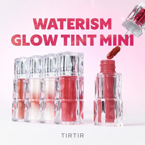TIRTIR [*Mini Size Waterism Tinted Lip Gloss #21 Fig Me, 0.06 Fl Oz – Kiss Ready Lipgloss, 12H Long Lasting Non Sticky Natural Tinted Glow Korean Multiuse Cheek and Lip Tint for Women gift - Image 2