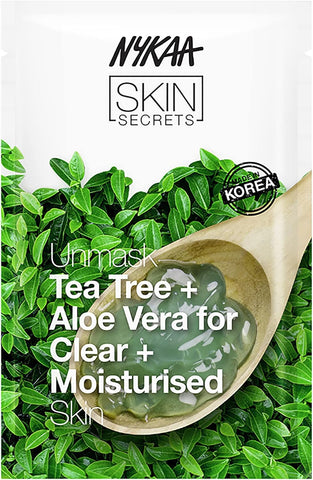 Nykaa Skin Secrets Green Tea & Aloe Vera Sheet Mask