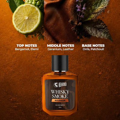 Beardo Bourbon Whisky Smoke Perfume - Woody, Leathery Scent - 50ml EDP - Image 3