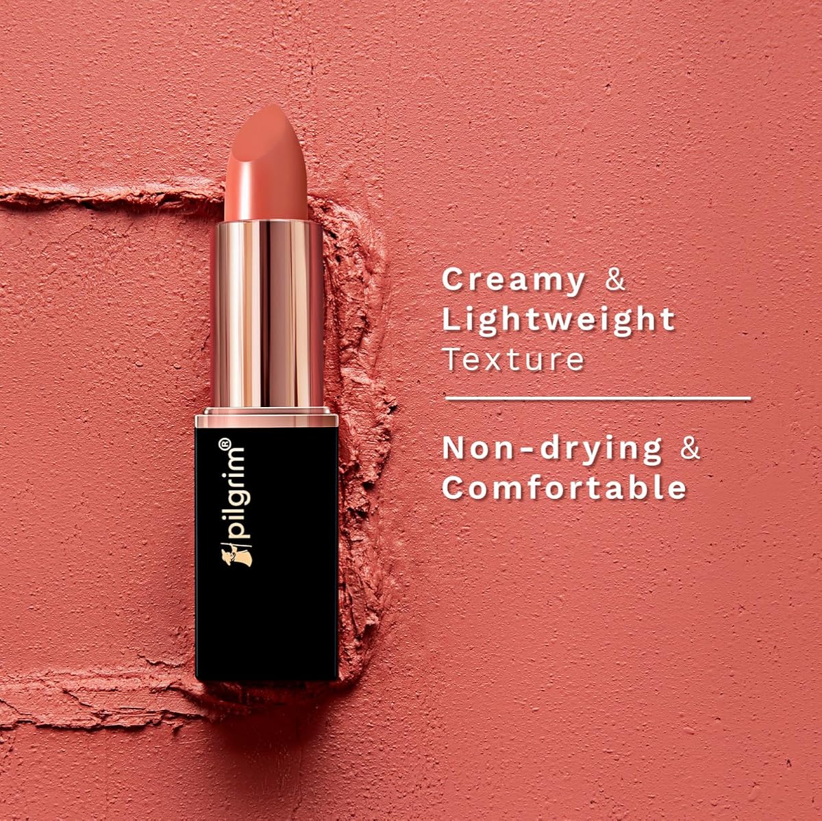 Pilgrim Bullet Lipstick - Ruby Revolt, SPF 30, Hyaluronic Acid, 4.2g - Image 5