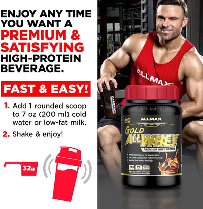 Allmax Nutrition Amino Build 40S Whey Protein - Strawberry, 2-Pack - Image 6