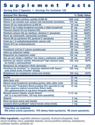 Life Extension Two-Per-Day Multivitamin Capsules - High Potency, 120 Count - Image 2