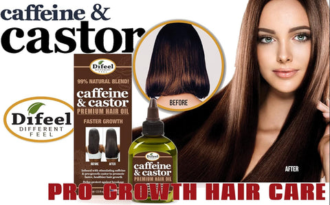 Difeel Caffeine & Castor Premium Hair Oil 75Ml
