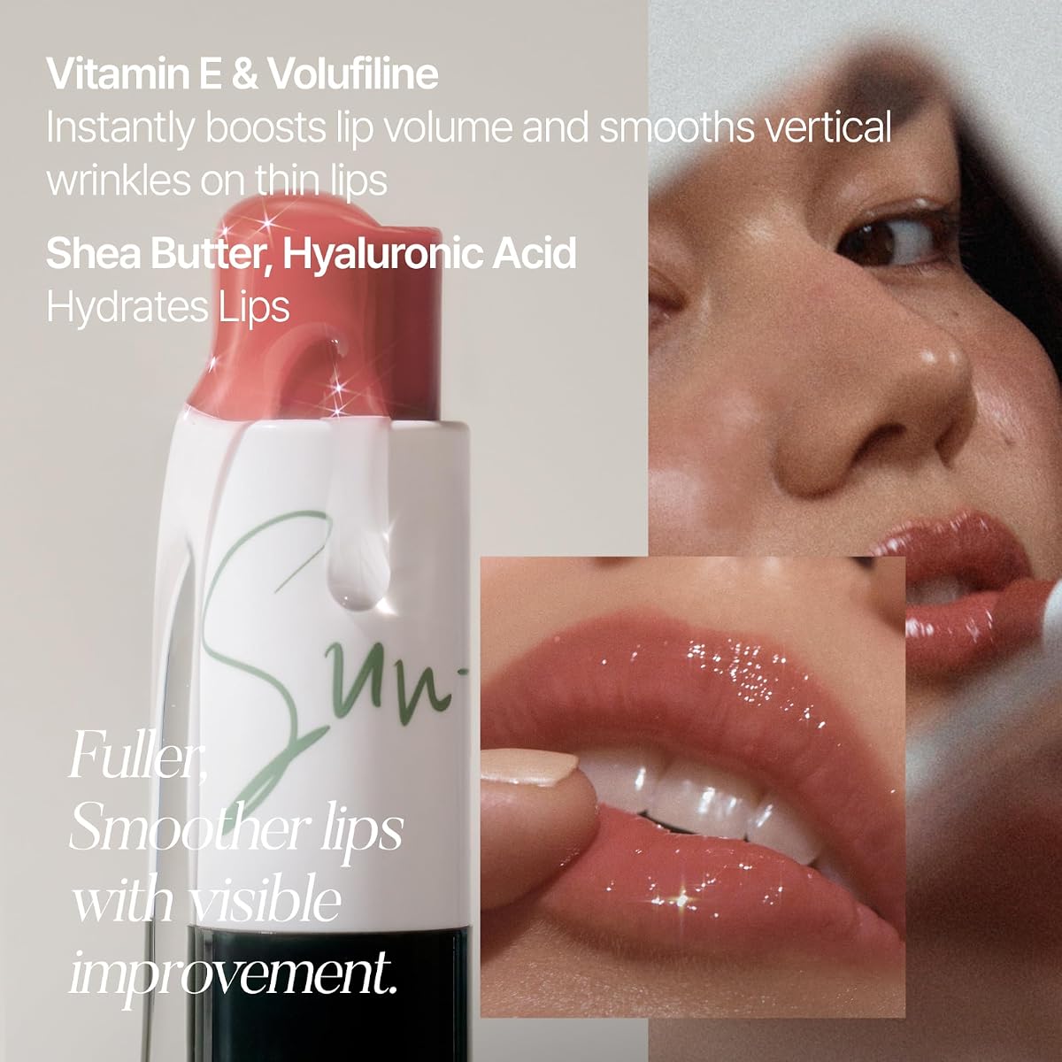 Shaishaishai Sun-Kissed Plump Lip Balm - Glossy Peach Crush - 4g - Image 3
