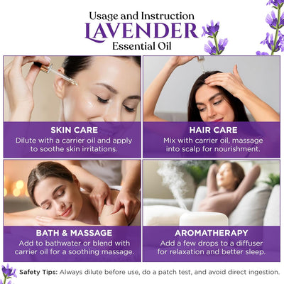 ReyNaturals Lavender Essential Oil - Pure, 100% Natural - 15ml - Image 4