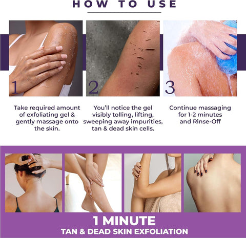 Sanfe Kesar Instant Glow Exfoliating Gel 100g