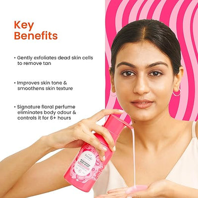 Foxtale Brightening Body Wash with Glycolic Acid & Niacinamide - 250ml - Image 7