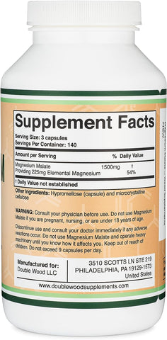 Doublewood Magnesium Malate Capsules 420