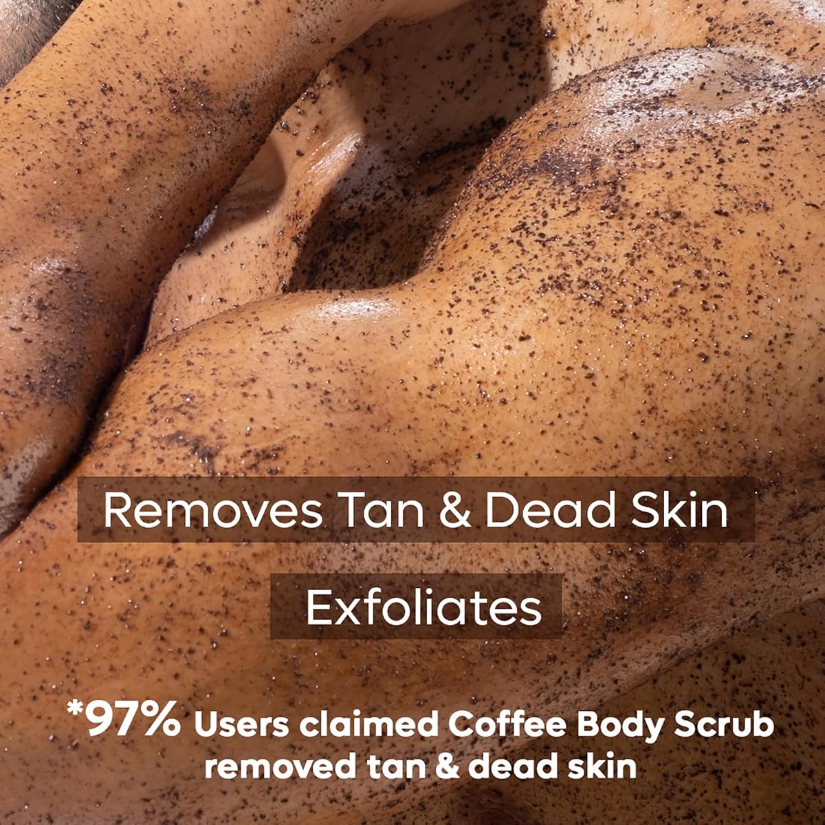mCaffeine Naked & Raw Coffee Body Scrub - Exfoliating, Tan Removal, 100g - Image 2