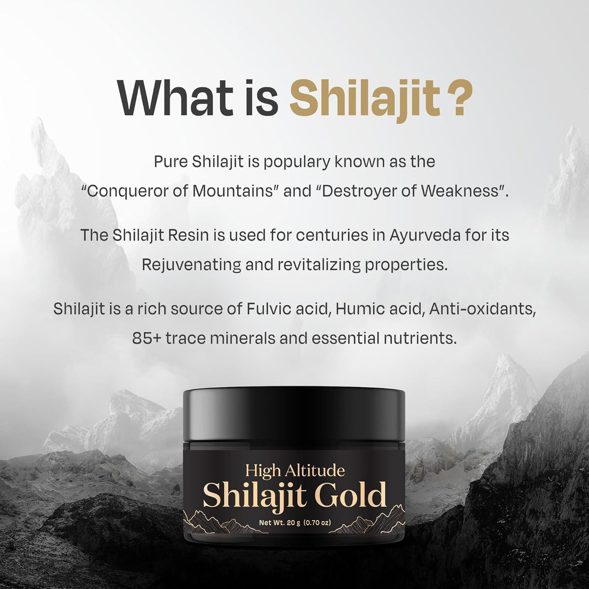Auric High Altitude Shilajit Gold Resin - 20g - Image 7