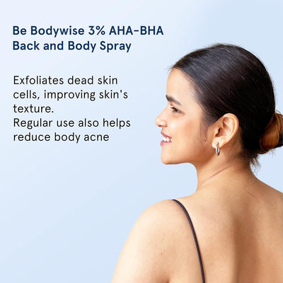 Be Bodywise 3% AHA BHA Back & Body Spray - 100ml - Image 3
