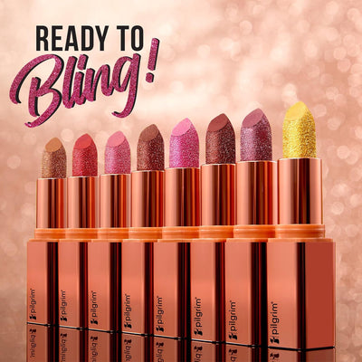 Pilgrim Glitter Lipstick Arabian Nites - Shimmer Finish - 4.2 GM - Image 6