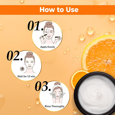 Good Vibes Vitamin C Glow Face Mask - 50 gm - Image 7