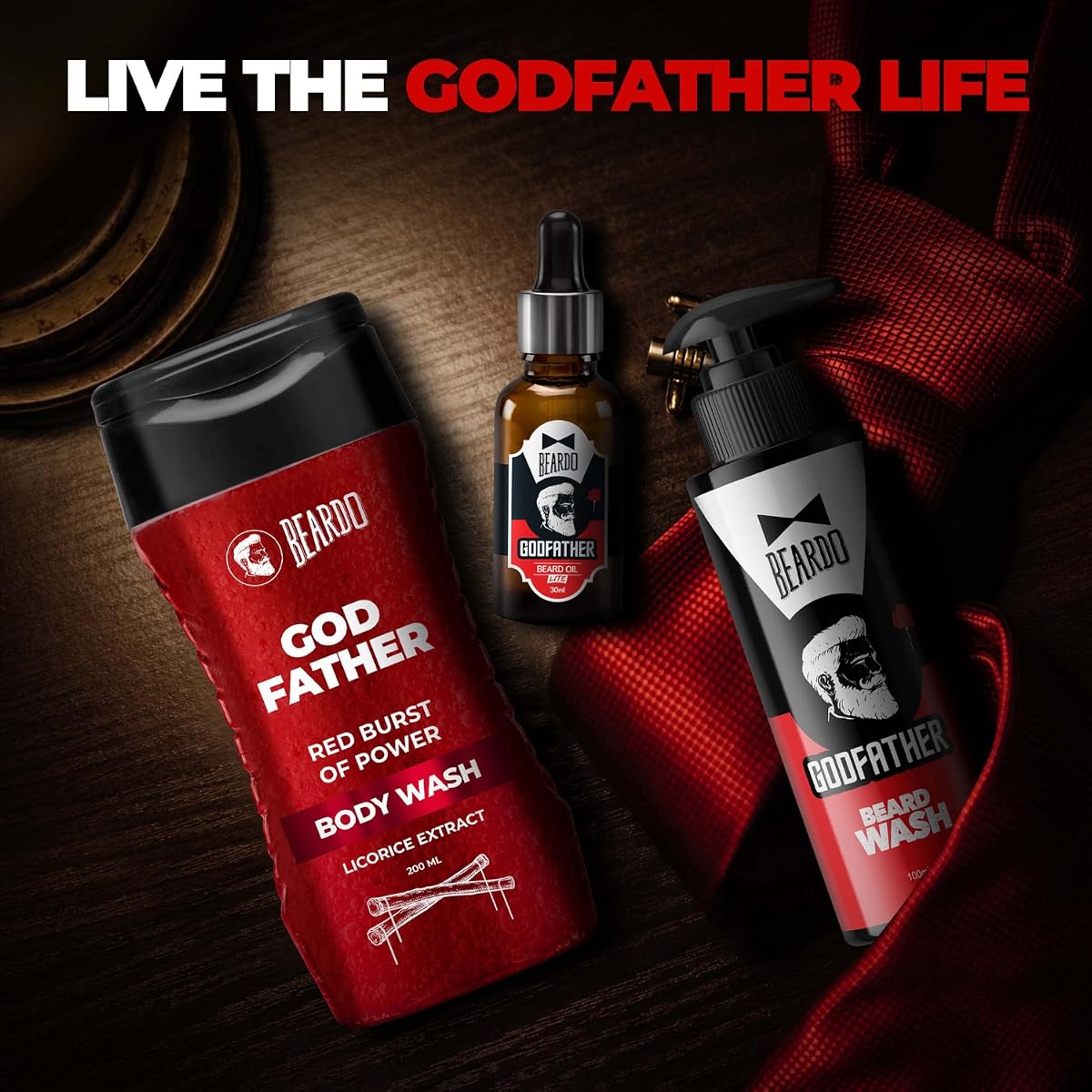 Beardo GodFather Beard Oil - Almond Oil & Aloe Vera Blend, 30ml - Image 7