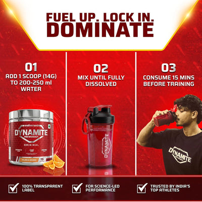 Wellversed Dynamite Original Pre-Workout - Citrulline Complex, 210g - Valencia Orange - Image 6