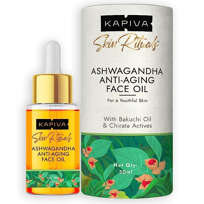 Kapiva Ashwagandha Anti-Aging Face Oil (30ml)