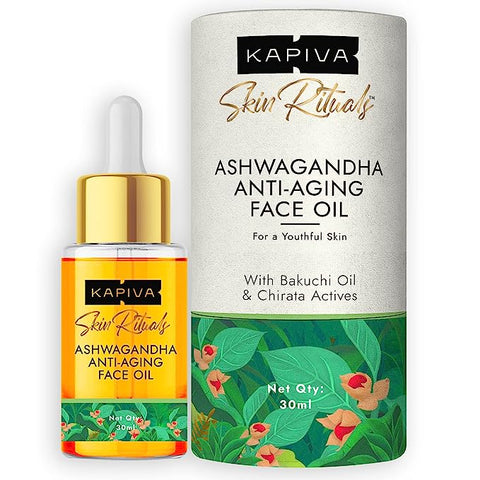 Kapiva Ashwagandha Anti-Aging Face Oil (30ml)