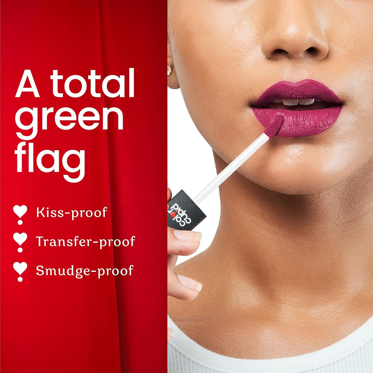 Color Cupid Long Stay Liquid Lipstick - Pink-P LL9, 4ml - Image 2