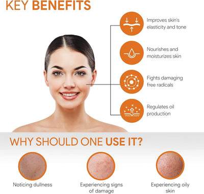 Good Vibes Orange Refreshing Face Gel Moisturiser - 100 gm - Image 3