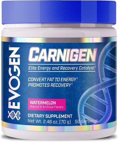 Evogen Carnigen Watermelon - Sports Nutrition Powder, 50 Servings