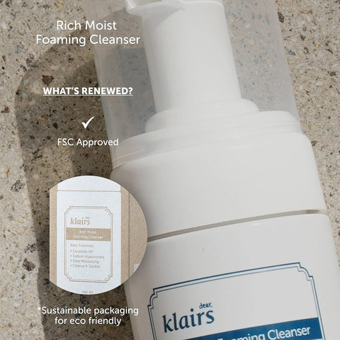 Klairs Rich Moist Foaming Cleanser 100 mL