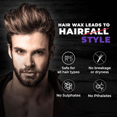 Beardo XXtra Strong Hold Hair Wax - Extra Stronghold Glossy Finish, 50g - Image 5