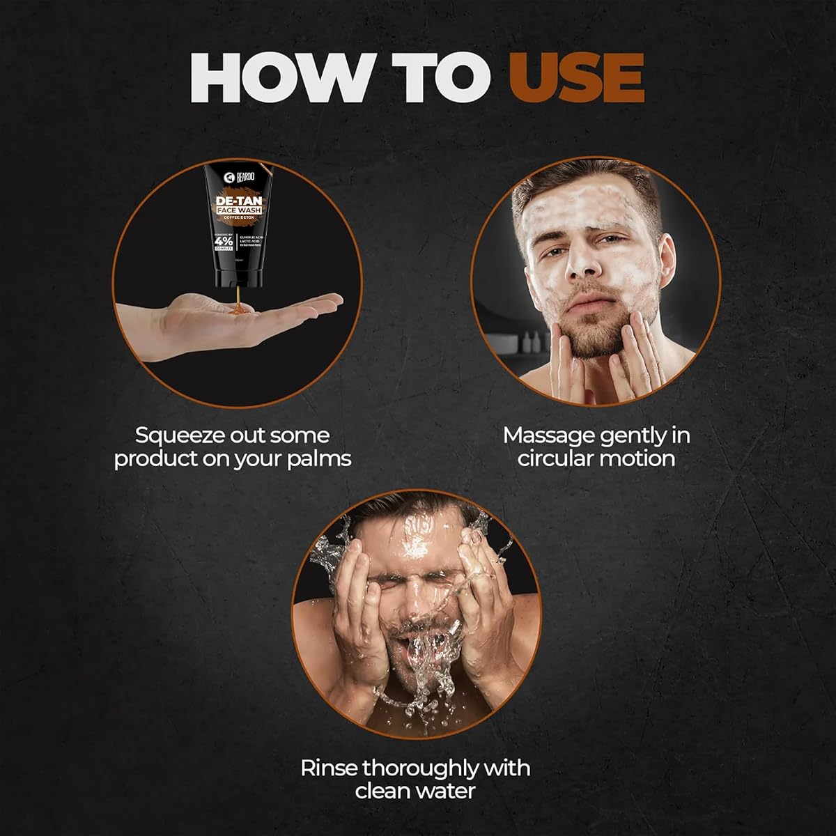Beardo DeTan Coffee Face Wash for Men - 100ml - Image 7
