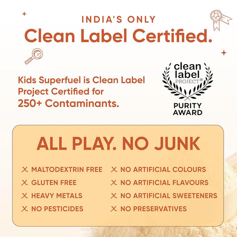 Wellbeing Nutrition Kids Superfuel - Creamy Vanilla 400gms (12 servings)