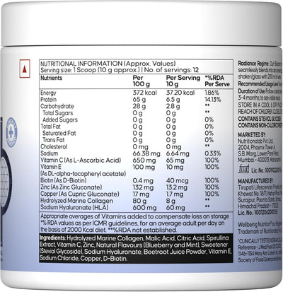 Wellbeing Nutrition Marine Collagen Powder - Mixed Berry, 120g - Image 7